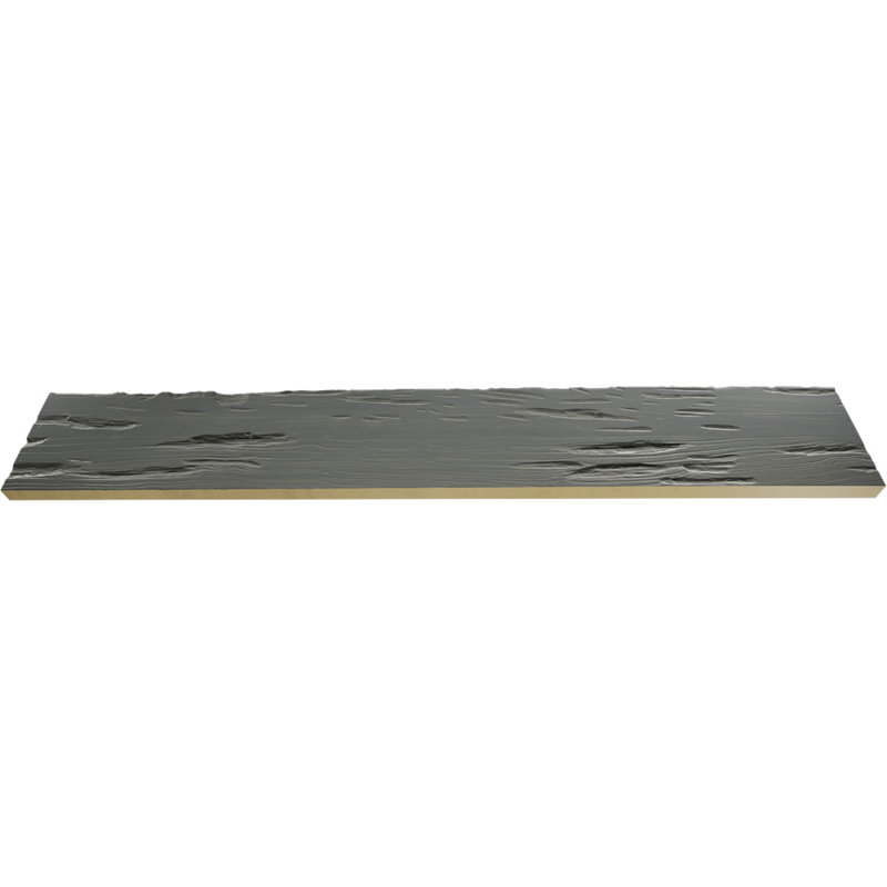 Planche en faux bois Pecky Cypress Endurathane, H 12 po x l 96 po x P 1 po, Ardoise