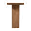 Canapé console à double piédestal en bois massif 58 po Jayveion