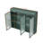3 Door Arched Wall Mounted Glass Cabinets for Kitchen-106331301