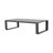 Grey Cushioned Aluminium & Rectangular Coffee Table Jm 9017. Modern Furniture Ensemble And Fashionable
