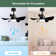 28' Ceiling Fans With Lights And Remote/App Control, Low Profile Ceiling Fans With 5 Reversible Blades 3 Colours Dimmable 6 Speeds Ceiling Fan For Bedroom Kitchen