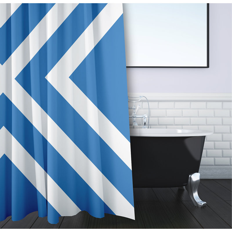 Rideau de douche Lumri, Bleu