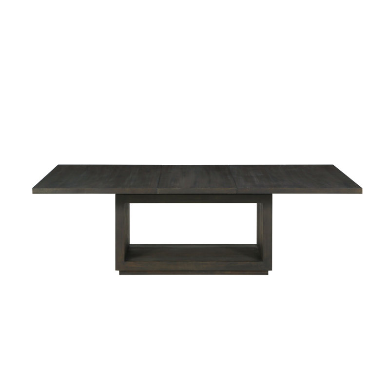 Table de salle à manger extensible Eloise, Gris basalte