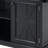 Wheeled Farmhouse Kitchen Storage Island Cart with Foldable Drop Leaf and Built-In Power Outlet, Four Storage Compartments Combined with Cross Barn Doors and Transparent Glass Panel Doors, Four Moving Casters for Kitchen & Dining Room-220988893