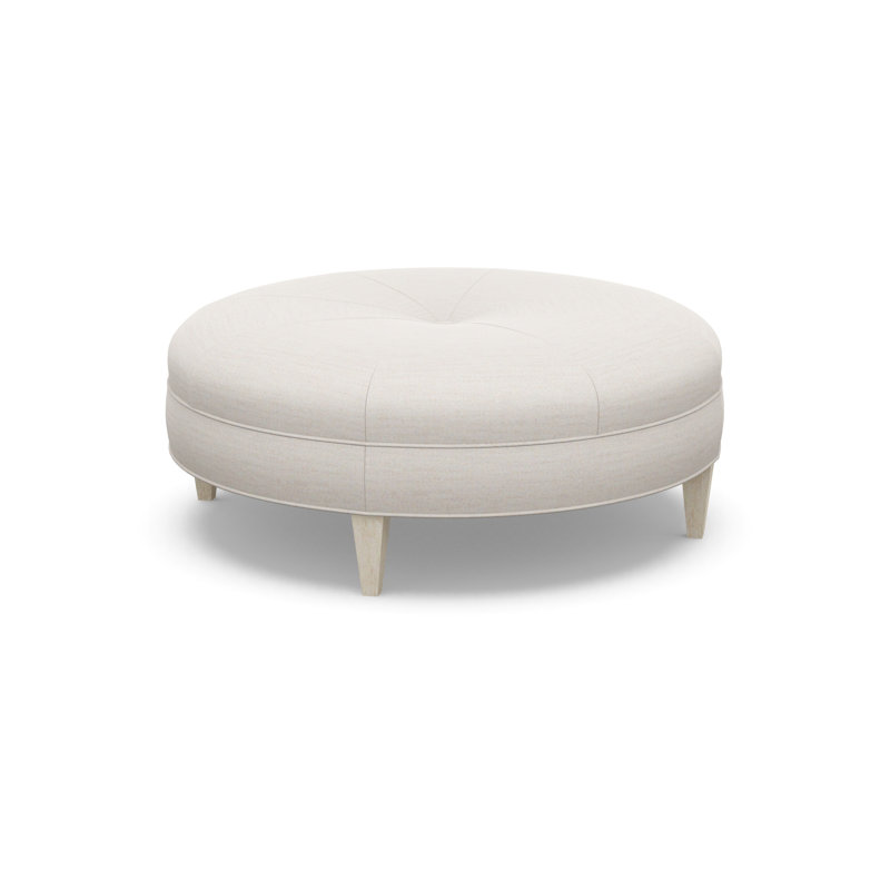 Round Ottoman, 3906-99, Sandstone