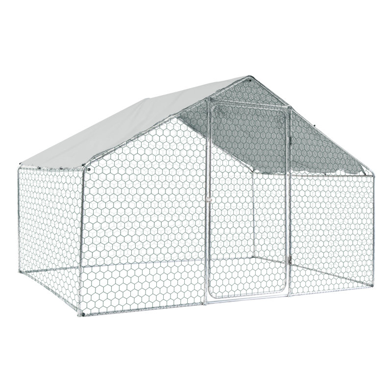 Poulailler 10 x 6 x 6 pi - Fabrication en métal pour le poulailler Happiness 10 * 6 * 6Ft Poul Une solution pratique et spacieuse
