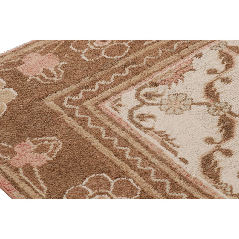 Hand Knotted Wool Floral Area Rug