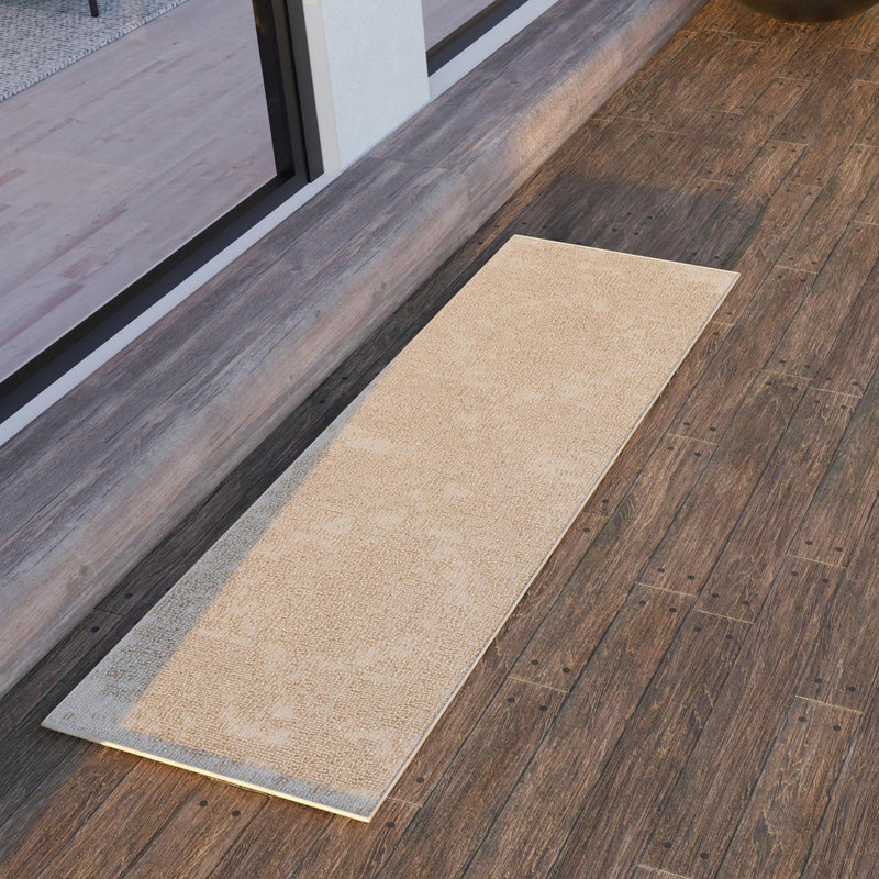 Tapis d'extérieur traditionnel, Tapis de couloir 2 pi x 6 pi 1 po