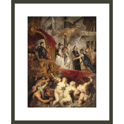 L'arrivée de Marie de Médicis à Marseille, le 3 novembre 1600 par Peter Paul Rubens, impression giclée encadrée