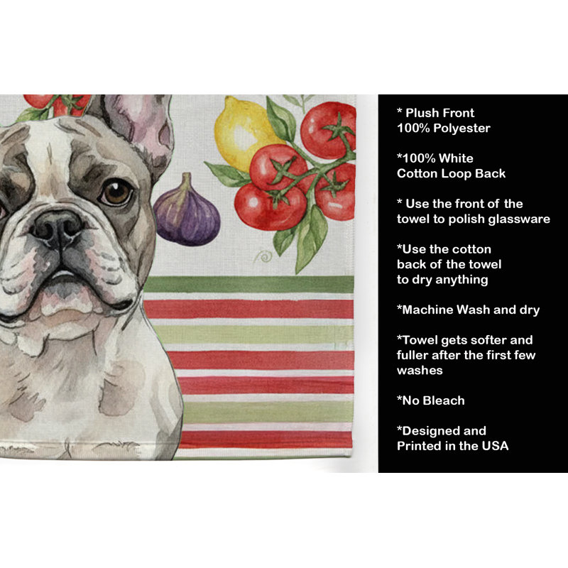 Serviette de cuisine Pied French Bulldog, Pied French Bulldog