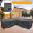Waterproof Patio Sectional Sofa Cover-1134291253