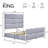 Mirabel Upholstered Metal Platform Bed-95165111-95165110