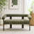 Brun, tissu vert