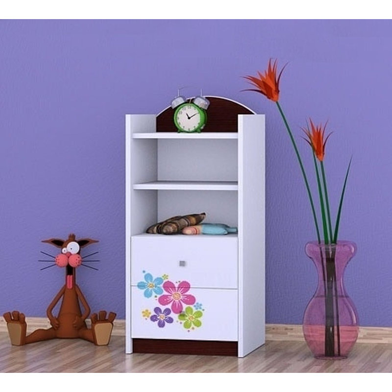 Seamus 96cm H X 45cm W Kids Cube, Wenge