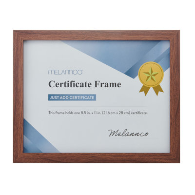 Melannco Certificate Frame, 11 x 14 Inch