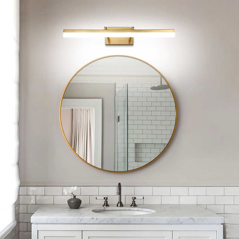 Dimmable Led Bathroom Vanity Light Bar, 5500K, 24.02" Width, Bronze