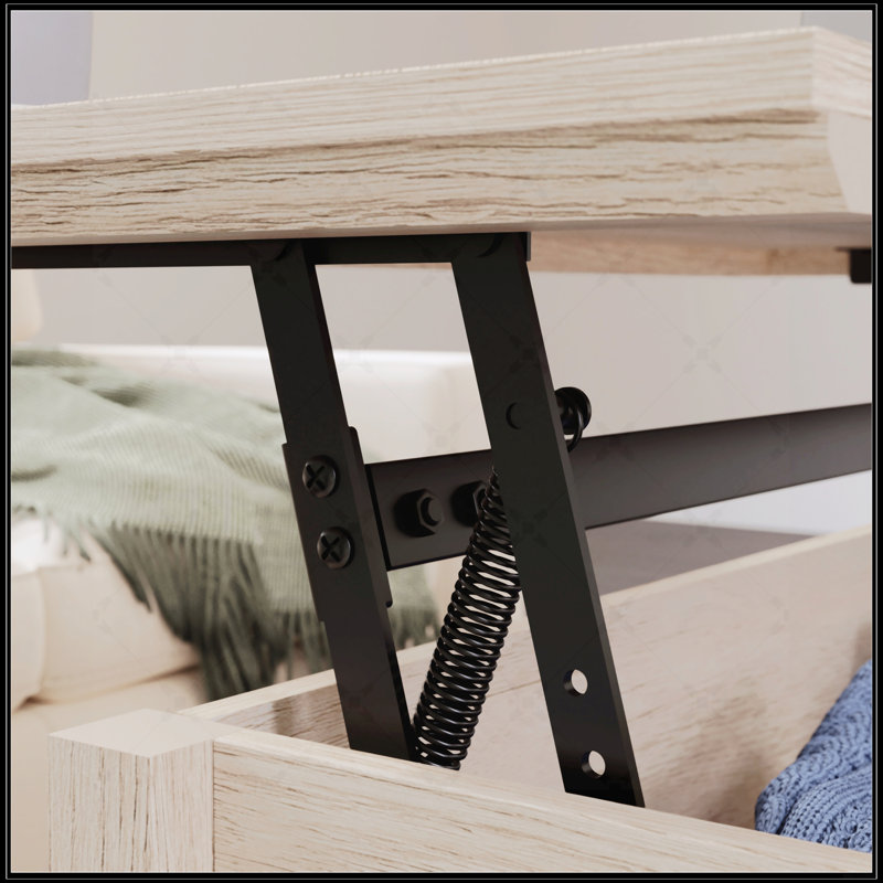 Table basse à plateau relevable