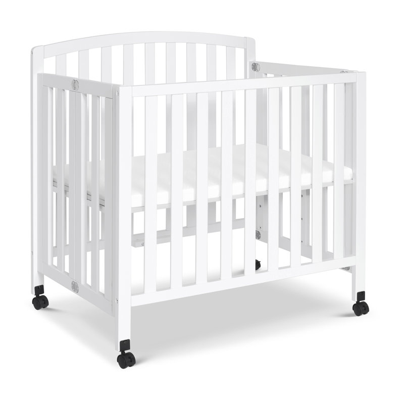 Dylan 3-in-1 Mini Convertible Portable Crib, White
