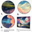 «Horizon I», art mural arc-en-ciel panoramique-78493269-78493266