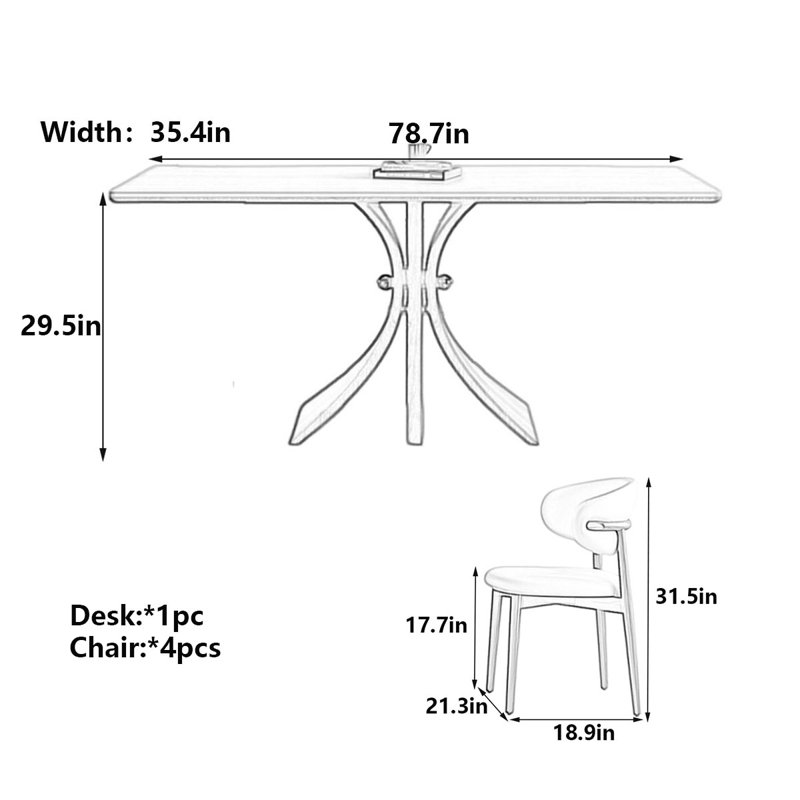 Table de salle à manger de style français