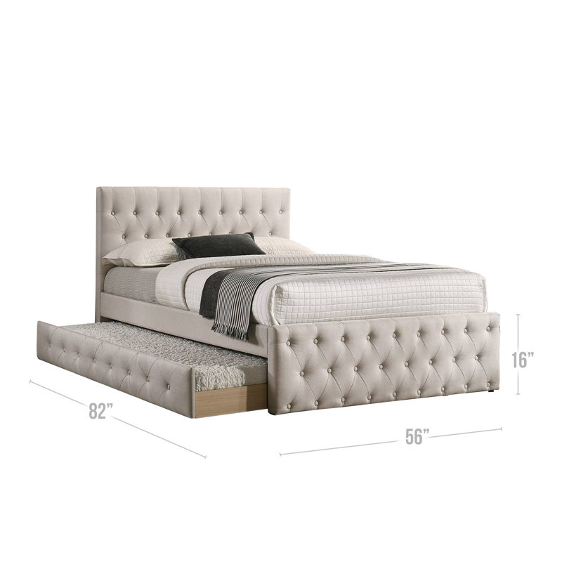 Aneurin Upholstered Platform Storage Bed, Full / Double