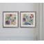« fleur medley », ensemble de 2 reproductions encadrées-27609927