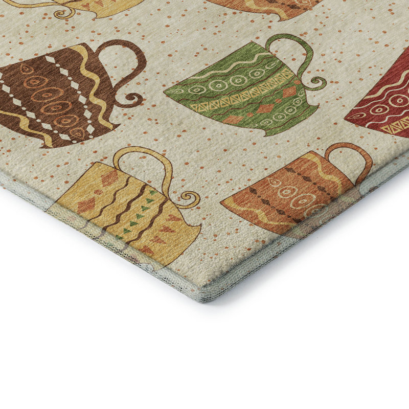 Premium Machine Washable Cerrito AMF170 Multi Rug, Rectangle 9' x 12'