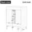 Meuble-lavabo 24 po avec lavabo en céramique, deux tiroirs, porte et tablette réglable-1187576100