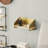 Colesen Modern Wall Shelf, Gold Finish, 15.8 x 7.9 x 7.5 inches | 100% Wooden Shelf with 1.5 mm Metal Frame | Stylish Storage Solution for Home & Office, Durable and Contemporary Design-102349898