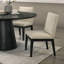 Ensemble de 2 chaises d'appoint rembourrées en beige