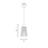 Jeanie 8" W 1-Light Metal and Glass Adjustable Single Cone Pendant with Sloped Ceiling Compatibility-630051033