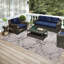 Tapis beige / gris à motif géométrique Kerwin-1317350505