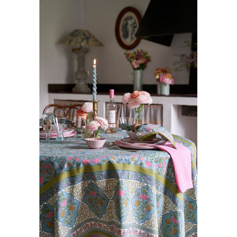 Nappe Giverny - multicolore - 90 po x 90 po, 90 po x 90 po carré