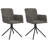 Swivel Dining Chairs 2 Pcs Modern Accent Upholstered Side Chair Velvet-863750671