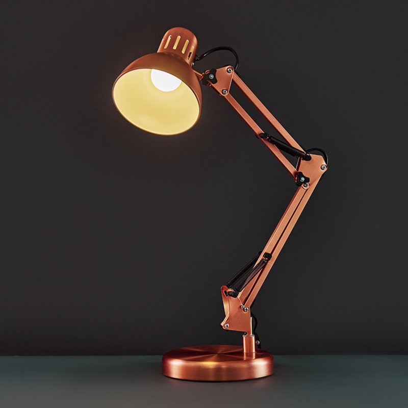 Aurlie Metal Desk Lamp, Copper, Yes