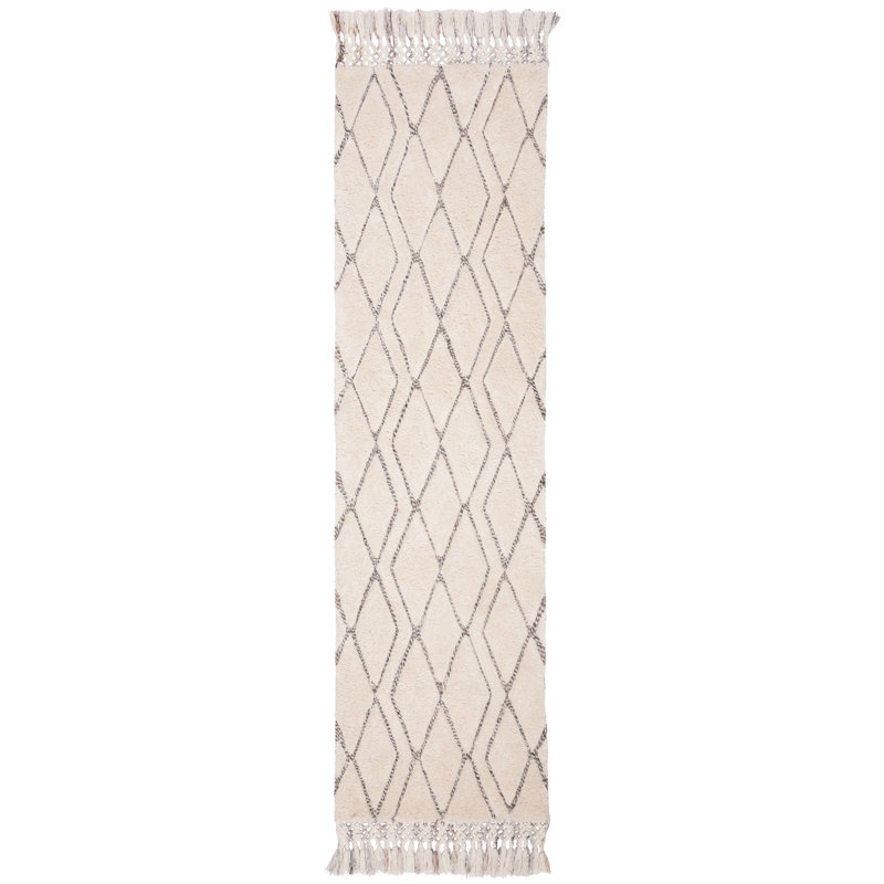 Powell Hand Tufted Performance Geometric Rug, Runner 2'3" x 8'