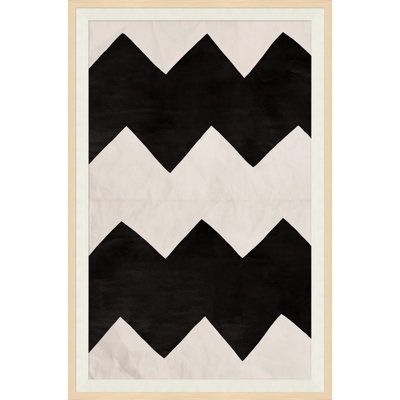 «Black and White Abstract 4 I» par Paule Marrot