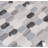 Alessio Spire 12 in. x 13 in. Glass Stone Metal Blend Mosaic Wall Tile
