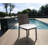 Amazonia Damian 6 - Person Eucalyptus Solid Wood Patio Dining Set Extendable Rectangular Table with Cushions Included