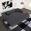 Bloc de pouding modulaire de 78,8 pouces, convertible en lit double, trois cadres de fixation à haute résistance, lit amovible avec, plancher gris pour le salon et la chambre à coucher, sac de siège pliant, largeur 70 cm