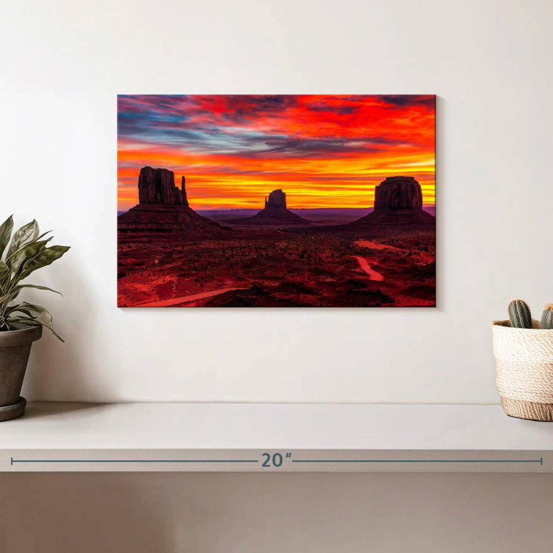 Alvord Monument Valley At Sunset, 8" H x 12" W