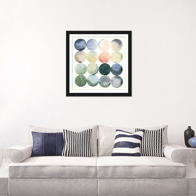 «Pastel Hoops I» par Grace Popp - Impression sur toile tendue sur châssis