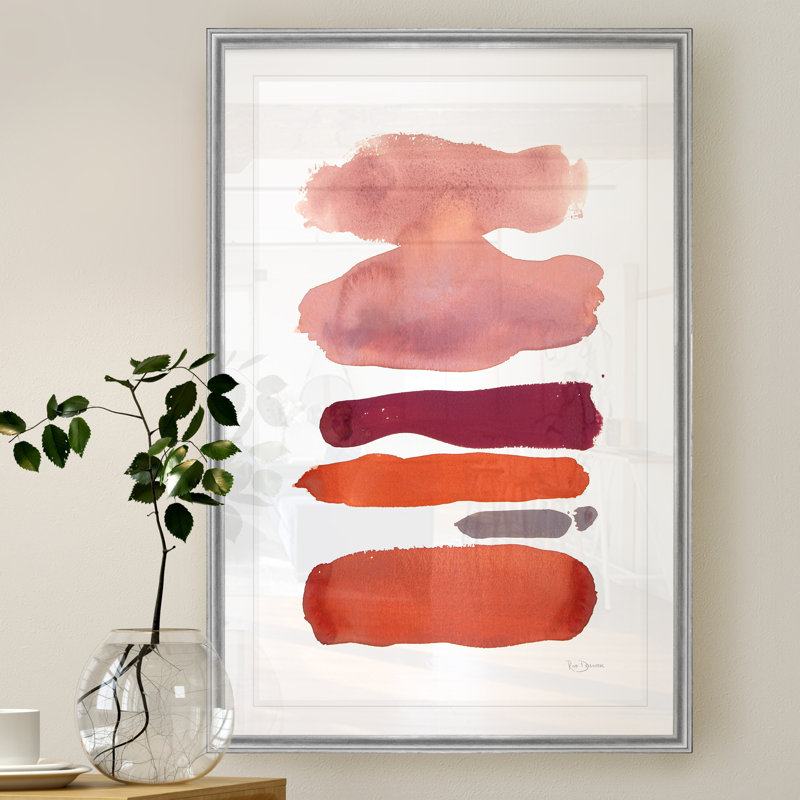 « tuscan coucher de soleil », reproduction d’art sur toile, H 18,5 po x l 24,5 po x P 1,5 po, Cadre argenté