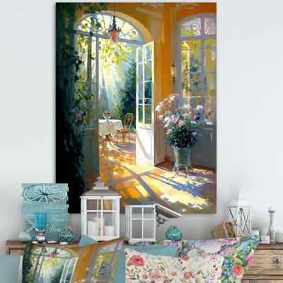 " Sunlight Bliss at the Cottage IV " Color Photography Print