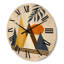 Horloge murale abstraite soleil et lune dans les montagnes I-63903479