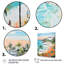 «Pastel Color Coastal Beach Scene Paradise II», art mural plage-891386487-925235772