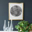 Graphite lune II, toile encadrée de qualité supérieure - prête à être accrochée-461687545-461687544