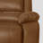 Talley 5-Seat Faux Leather Reclining Sectional Sofa with Storage Console Drop Down Table and Cup Holders-129225416