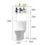 Motsinger Metal Bathroom Shelves