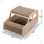 Grattoir pour chat en bois 2-en-1